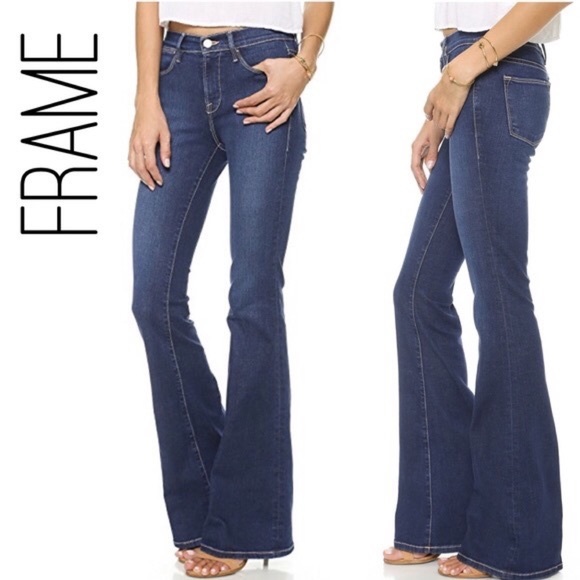 Frame Denim Denim - FRAME Denim Le High Flare in Benedict Canyon